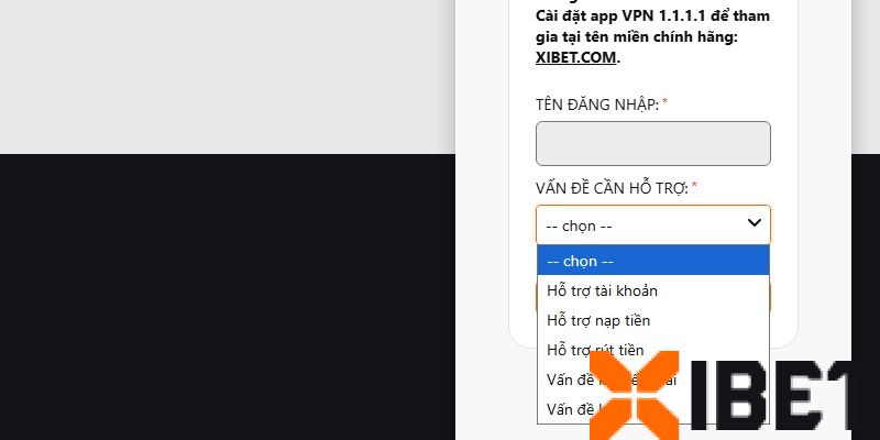 Bạn nên liên hệ với Xibet khi gặp những vấn đề sau