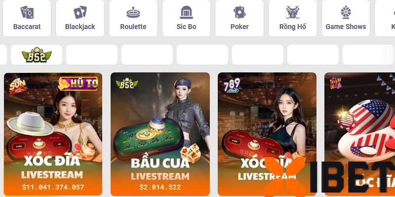 Bầu cua livestream xibet