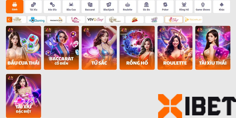 Kho game đa dạng tại Sexy Casino 360 Xibet