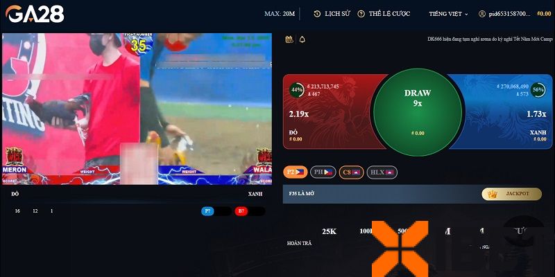 Tổng quan về sảnh GA28 tại Xibet